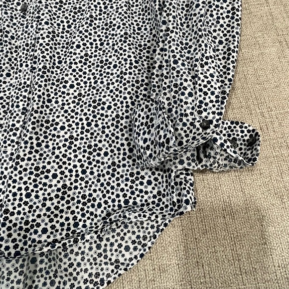 Men’s Long Sleeve Floral Print Sport Shirt - Picture 2 of 4